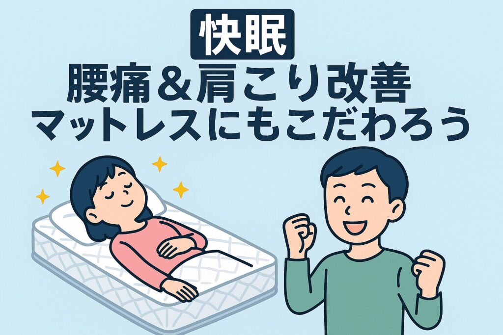 快眠、腰痛&肩こり改善マットレス