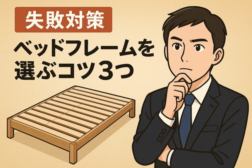 ベッドフレームの失敗