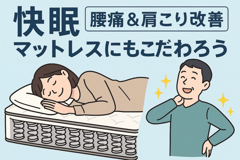 快眠、腰痛&肩こり改善マットレス