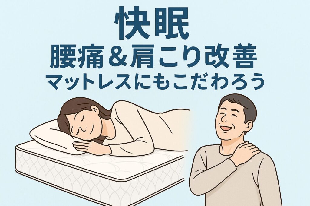 快眠、腰痛&肩こり改善マットレス