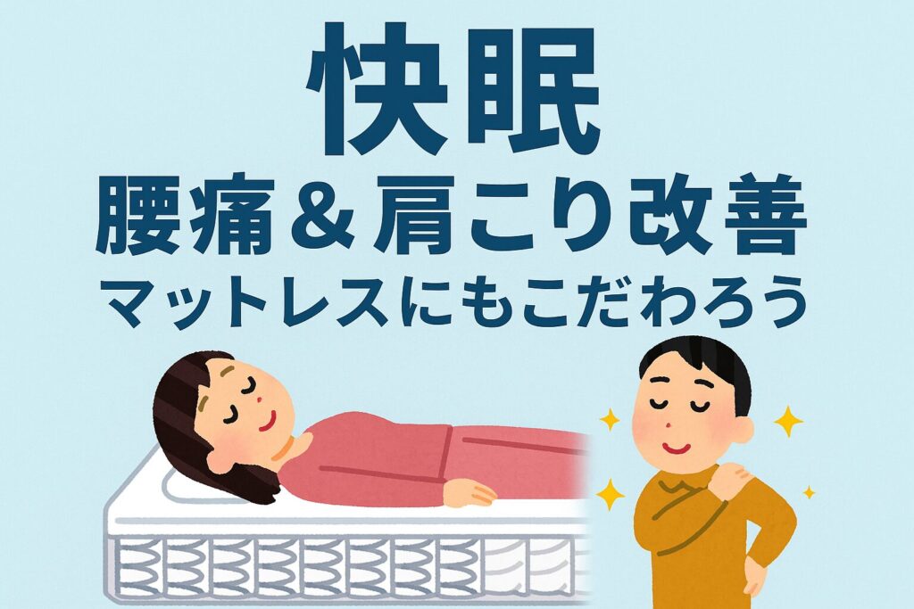 快眠、腰痛&肩こり改善マットレス