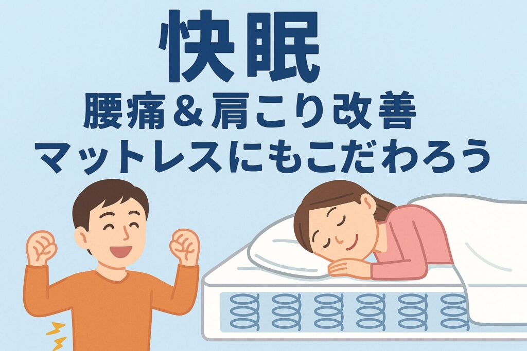 快眠、腰痛&肩こり改善マットレス