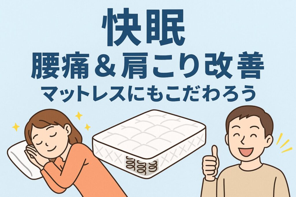 快眠、腰痛&肩こり改善マットレス