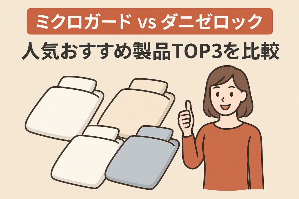 ミクロガードとダニゼロック、人気おすすめ