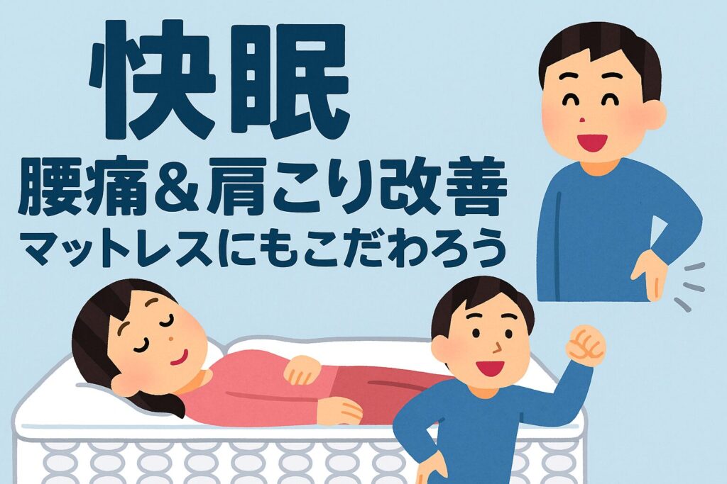 快眠、腰痛&肩こり改善マットレス