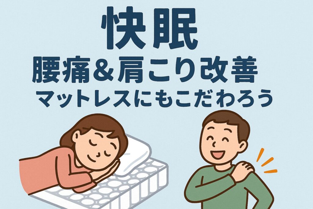 快眠、腰痛&肩こり改善マットレス