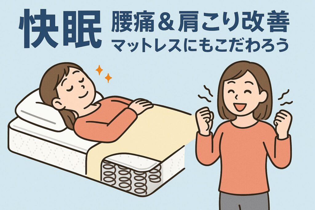 快眠、腰痛・肩こり改善マットレス