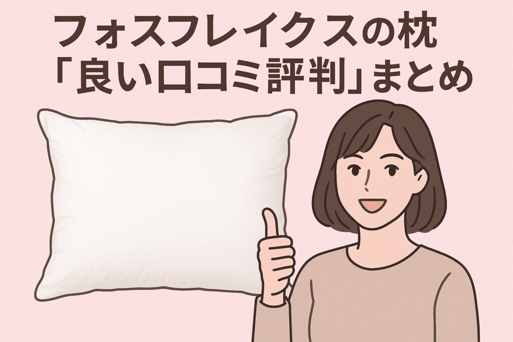 フォスフレイクスの枕の良い口コミ評判