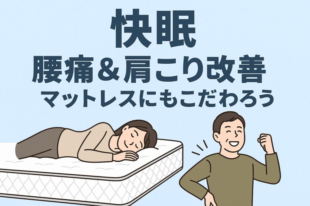 快眠、腰痛&肩こり改善マットレス