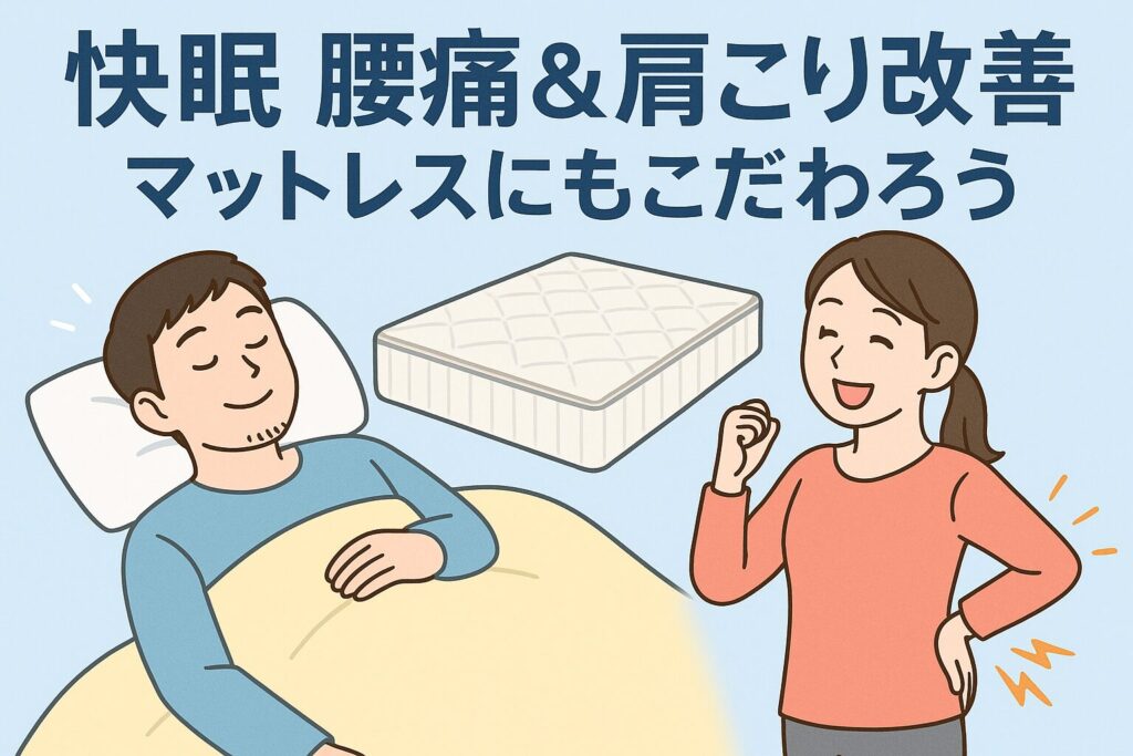 快眠、腰痛・肩こり改善マットレス
