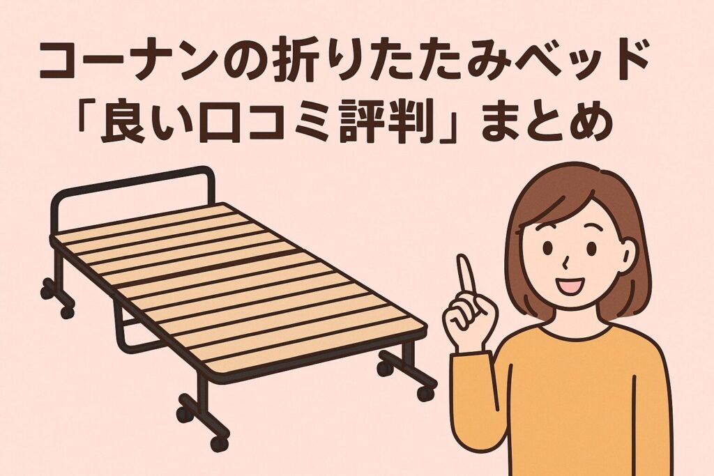 コーナンの折りたたみベッドの口コミ評判