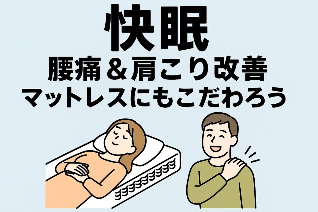 快眠、腰痛&肩こり改善マットレス