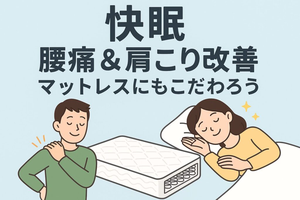 快眠、腰痛・肩こり改善マットレス