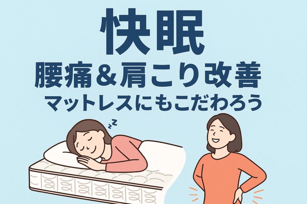 快眠、腰痛&肩こり改善マットレス