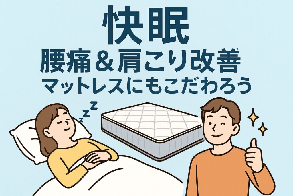 快眠、腰痛・肩こり改善マットレス