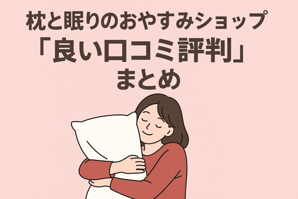 枕と眠りのおやすみショップの良い口コミ評判