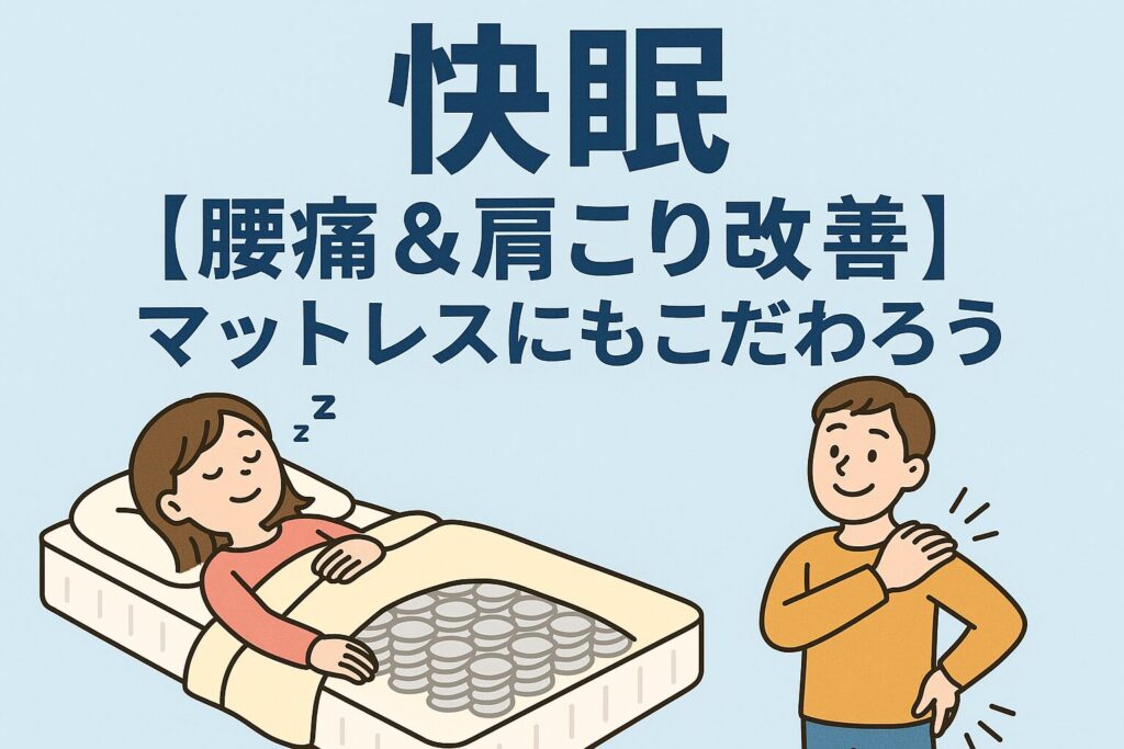 快眠、腰痛＆肩こり改善マットレス
