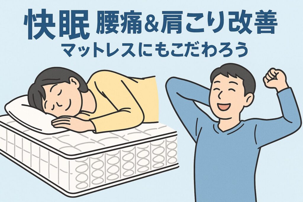 快眠、腰痛&肩こり改善マットレス