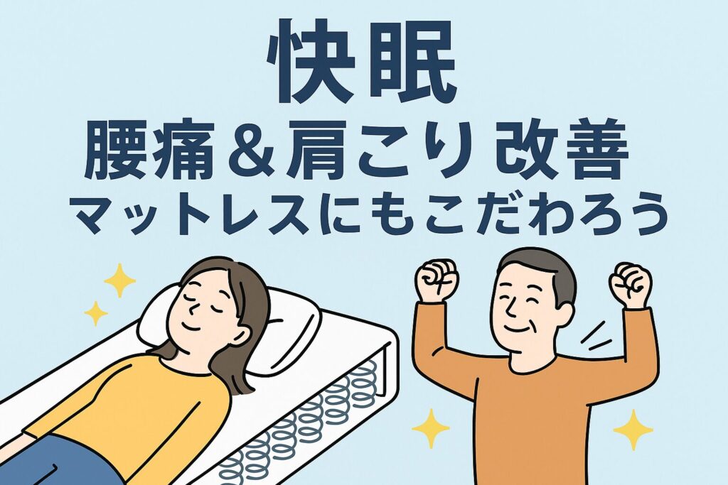快眠、腰痛&肩こり改善マットレス