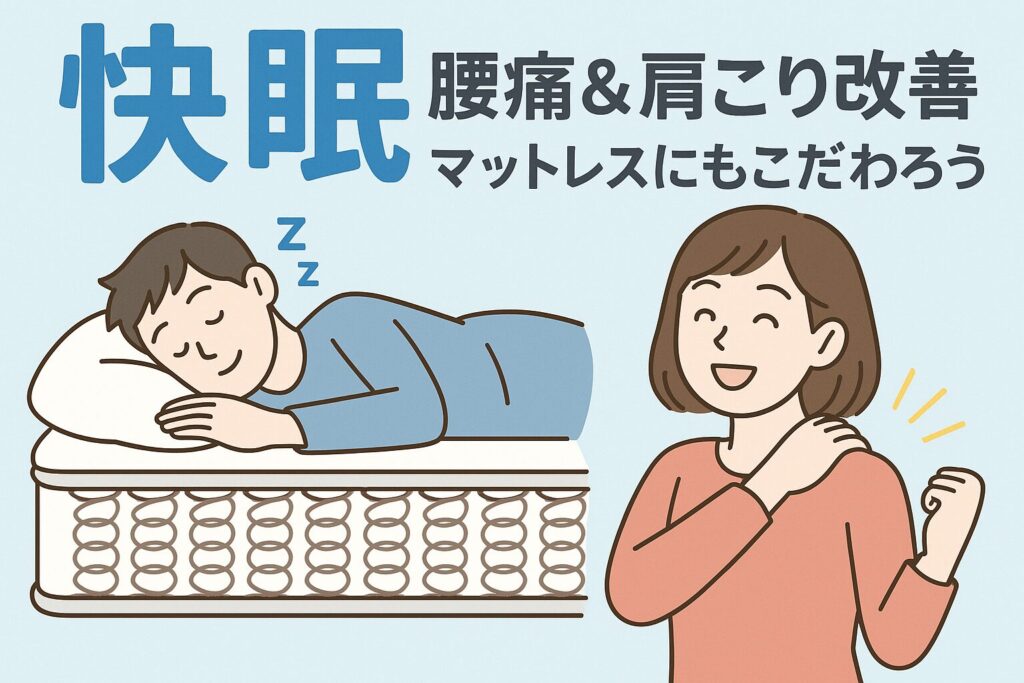 快眠、腰痛&肩こり改善マットレス