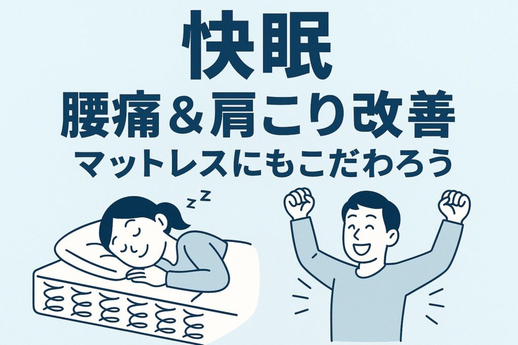 快眠、腰痛＆肩こり改善マットレス