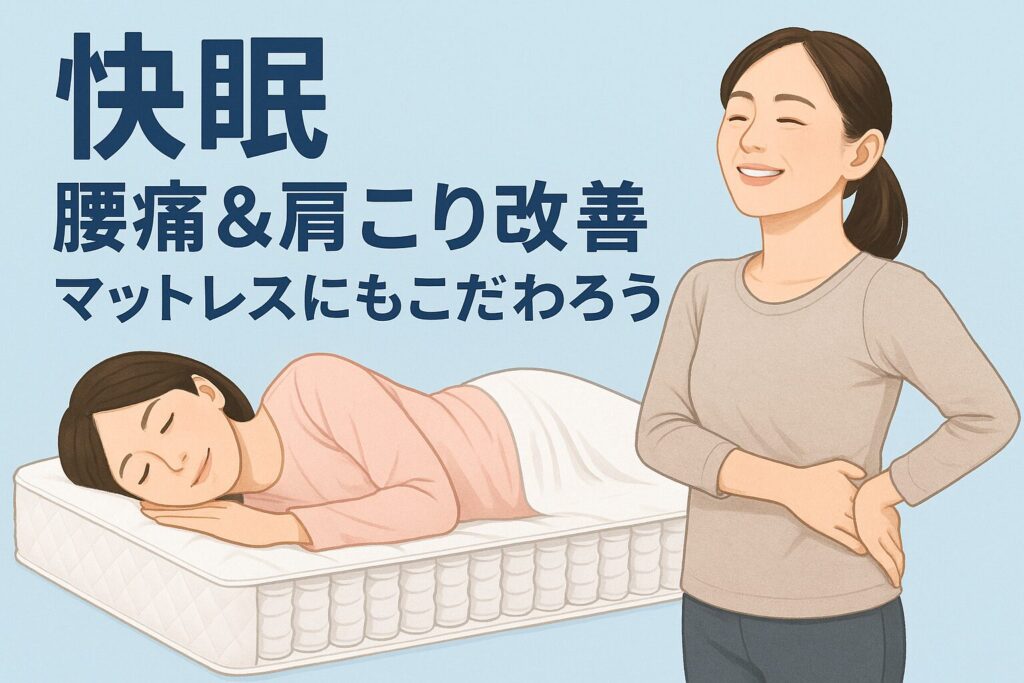 快眠・腰痛・肩こり改善マットレス