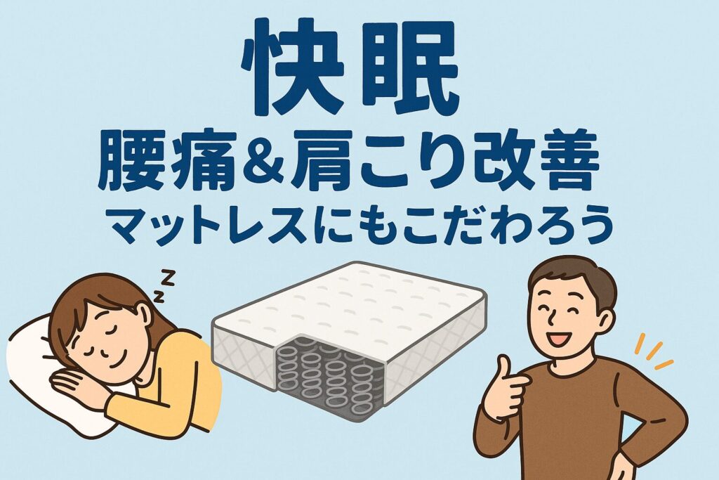 快眠、腰痛＆肩こり改善マットレス