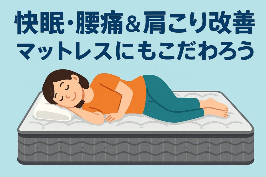 快眠、腰痛&肩こり改善マットレス