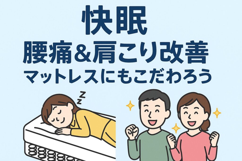 快眠、腰痛&肩こり改善マットレス