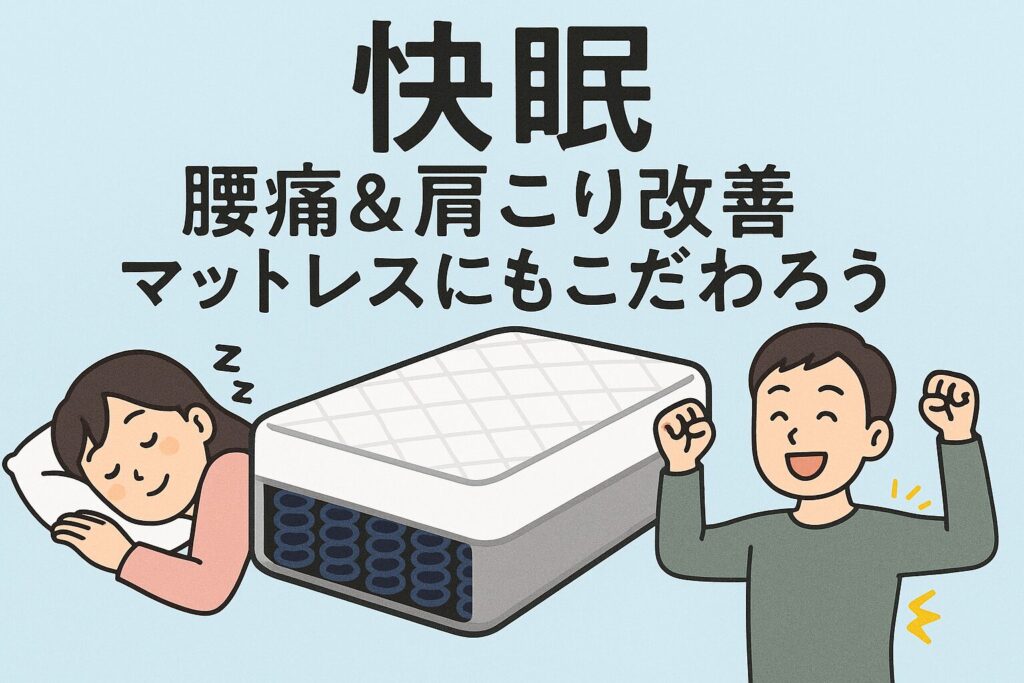 快眠、腰痛＆肩こり改善マットレス