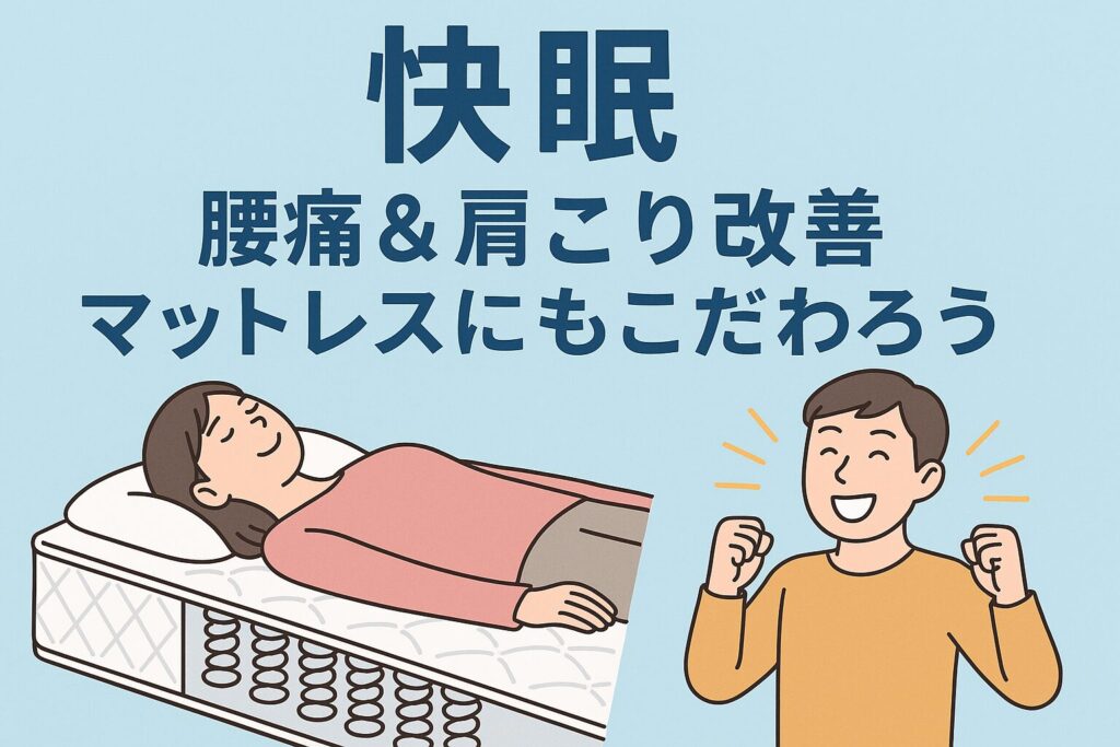 快眠、腰痛&肩こり改善マットレス