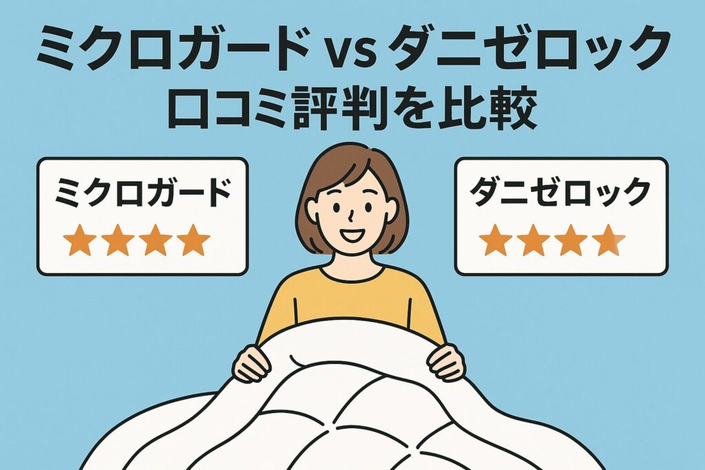 ミクロガードとダニゼロック、口コミ評判