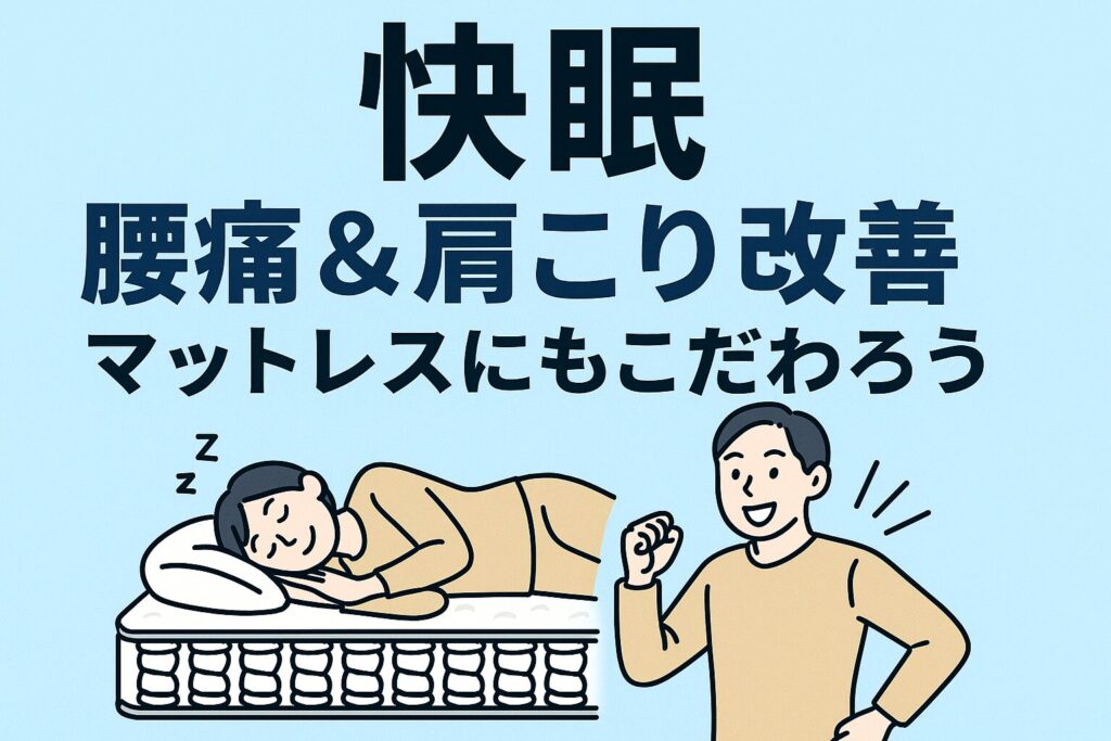 快眠、腰痛&肩こり改善マットレス