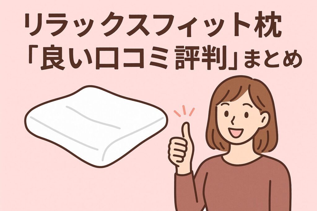 リラックスフィット枕のリッチプラスの良い口コミ評判