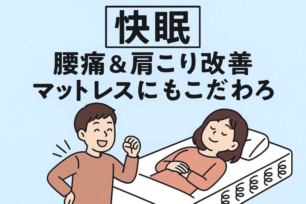 快眠、腰痛&肩こり改善マットレス