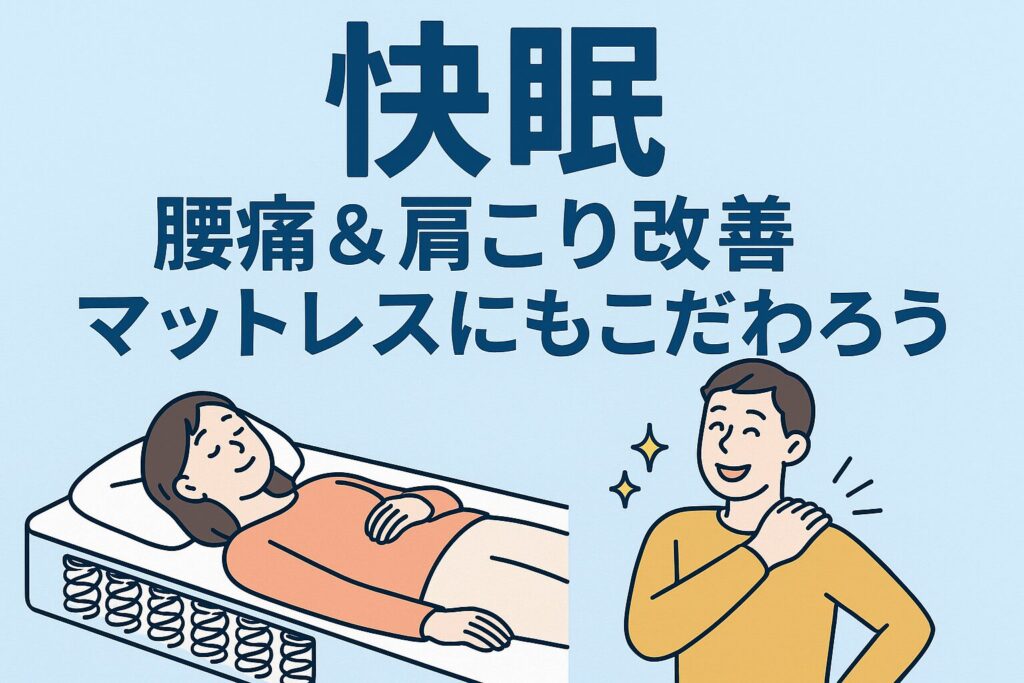 快眠、腰痛&肩こり改善マットレス