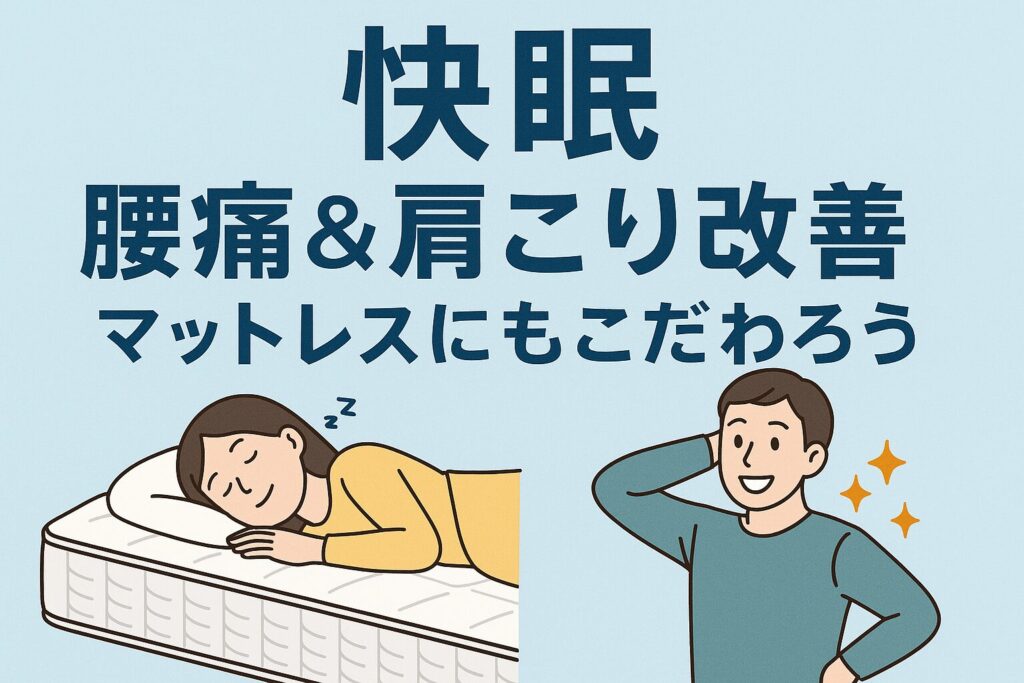 快眠、腰痛&肩こり改善マットレス