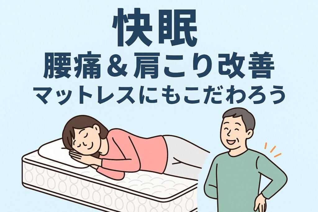 快眠、腰痛&肩こり改善マットレス