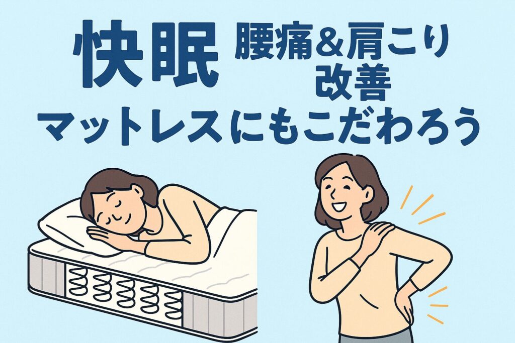 快眠、腰痛&肩こり改善マットレス