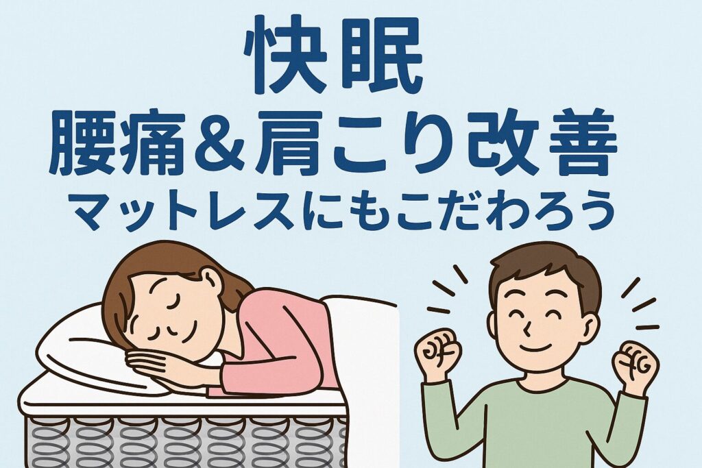 快眠、腰痛&肩こり改善マットレス