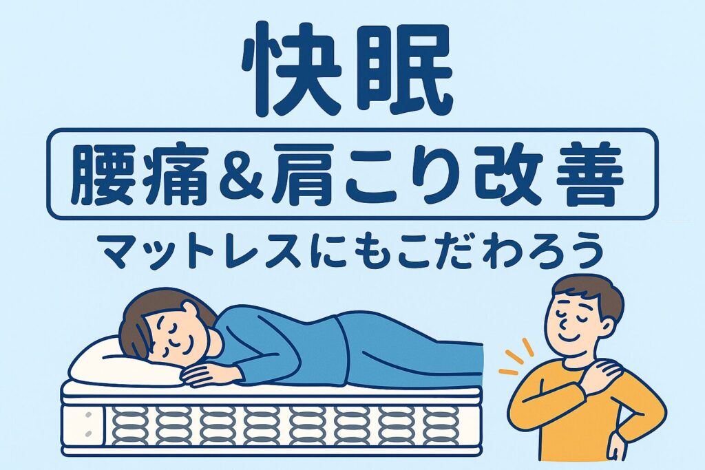 快眠、腰痛&肩こり改善マットレス