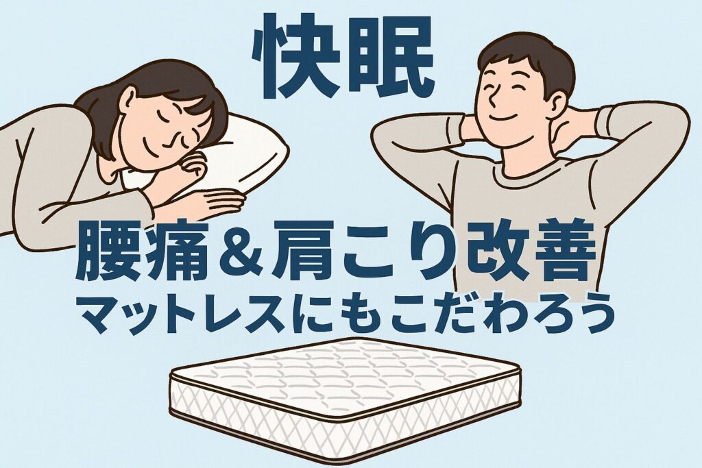 快眠、腰痛・肩こり改善マットレス