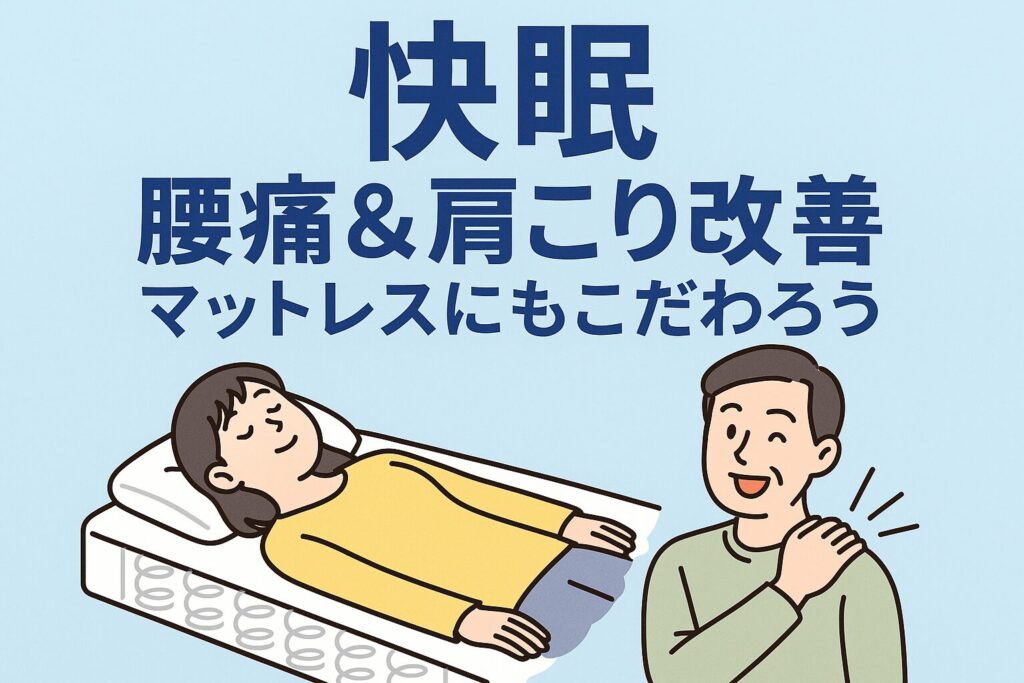 快眠、腰痛＆肩こり改善マットレス