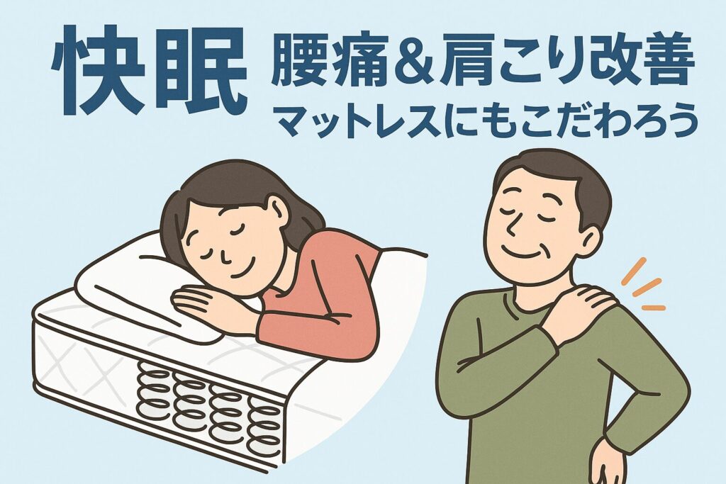 快眠、腰痛&肩こり改善マットレス