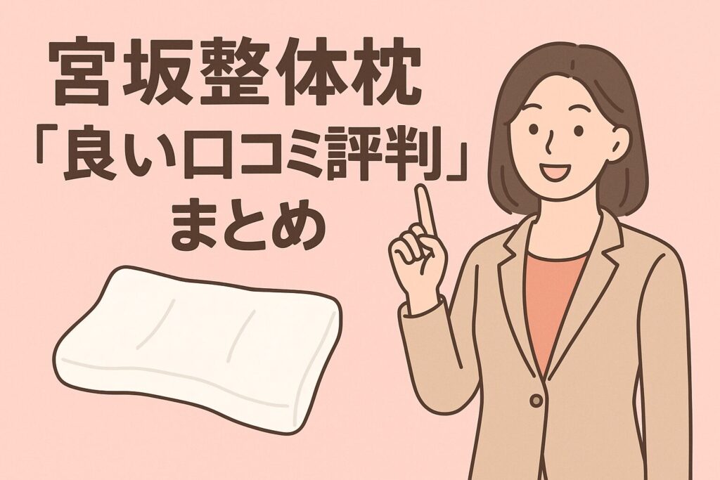 宮坂整体の枕の良い口コミ評判