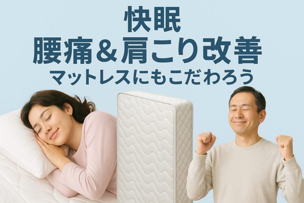 快眠、腰痛・肩こり改善マットレス