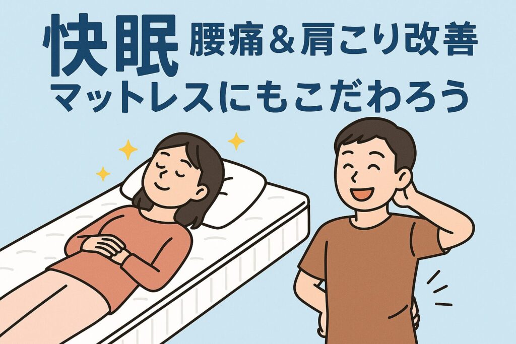快眠、腰痛&肩こり改善マットレス