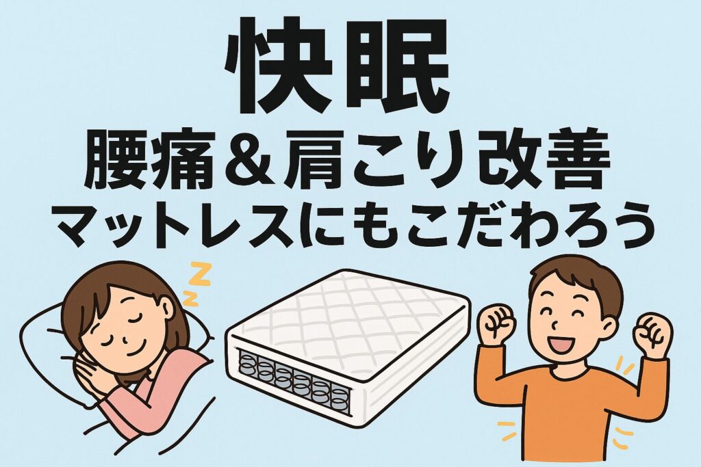 快眠、腰痛&肩こり改善マットレス