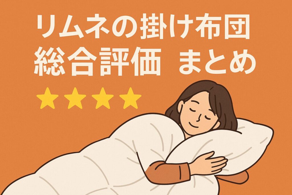 リムネの掛け布団の総合評価