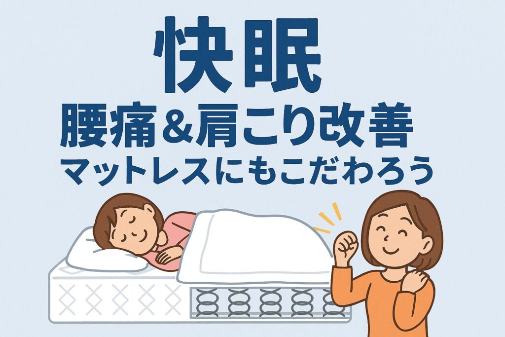快眠、腰痛&肩こり改善マットレス